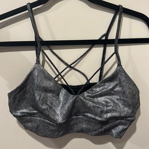 Alo Metallic Sports Bra